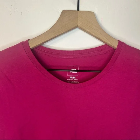 The North Face Pink Short Sleeve T-Shirt w/ Floral Side Design, Size Medium - Picture 2 of 9